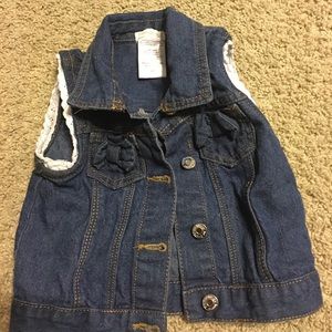Forever Me Denim Girls Vest